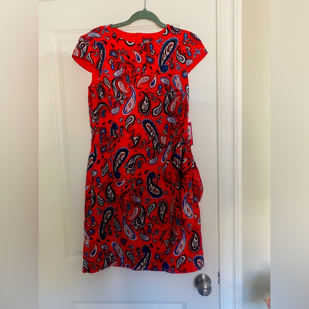 Beautiful floral red faux wrap dress from Nordstrom